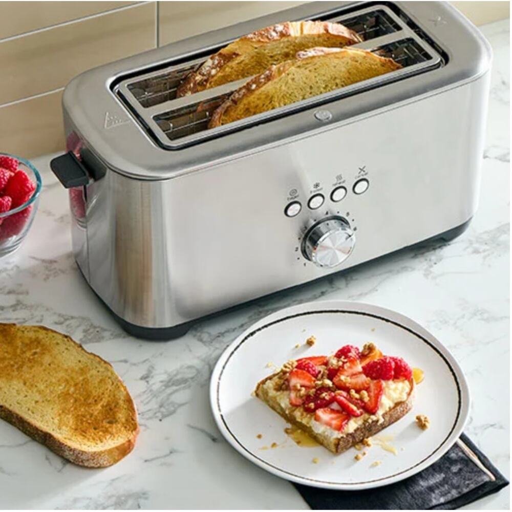 NEW Pampered Chef 4-Slice Toaster With Warming Rack Item # 101566 - Picture 4 of 5